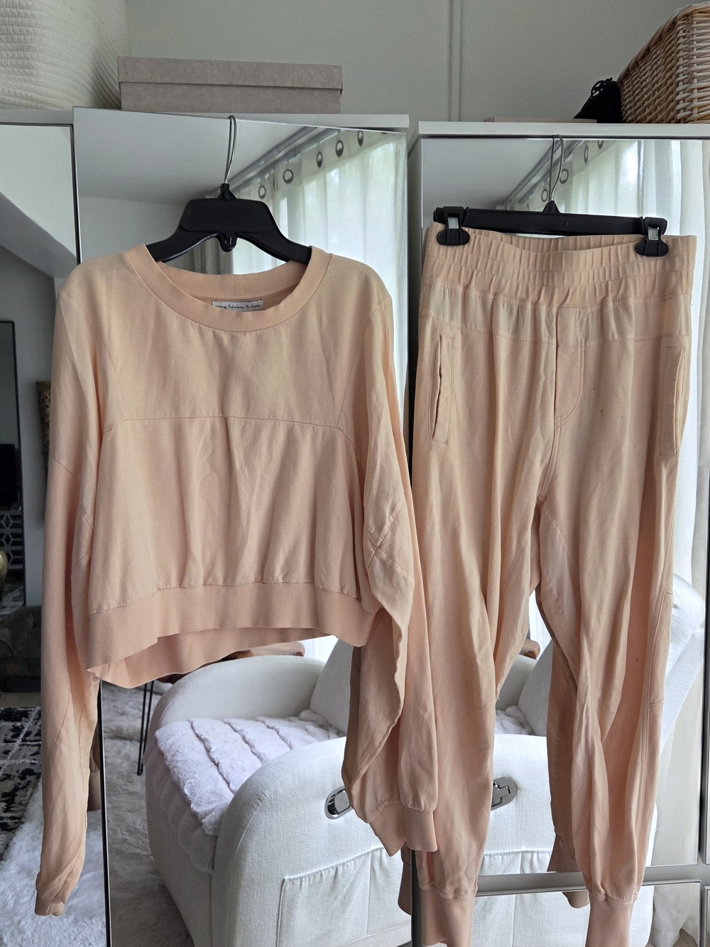 Young Fabulous & Broke Peach Cozy Jogger Set